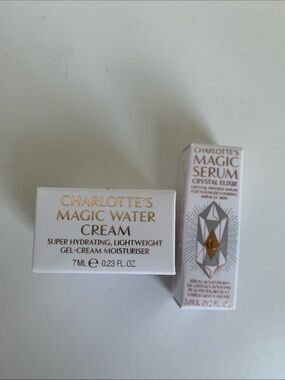 Charlotte tilbury magic serum and water cream bundle
